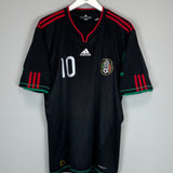 2010 MEXICO C.BLANCO #10 AWAY SHIRT (XL) ADIDAS