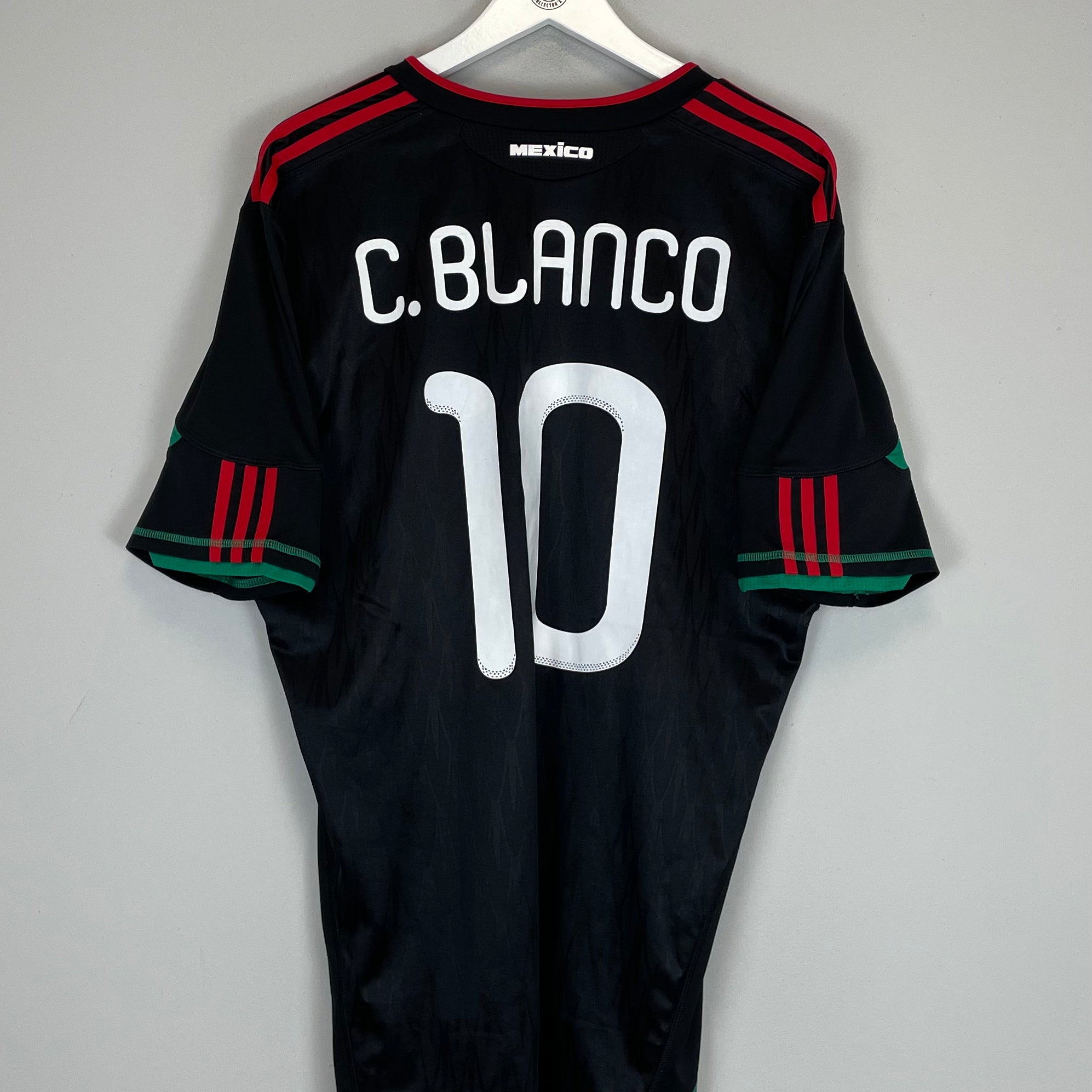 Shop 2010 MEXICO C.BLANCO #10 AWAY SHIRT (XL) ADIDAS, classic football shirts, vintage football shirts & retro soccer jerseys at Cult Kits