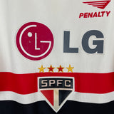 Shop 2002 SAO PAULO HOME SHIRT (L) PENALTY, classic football shirts, vintage football shirts & retro soccer jerseys at Cult Kits