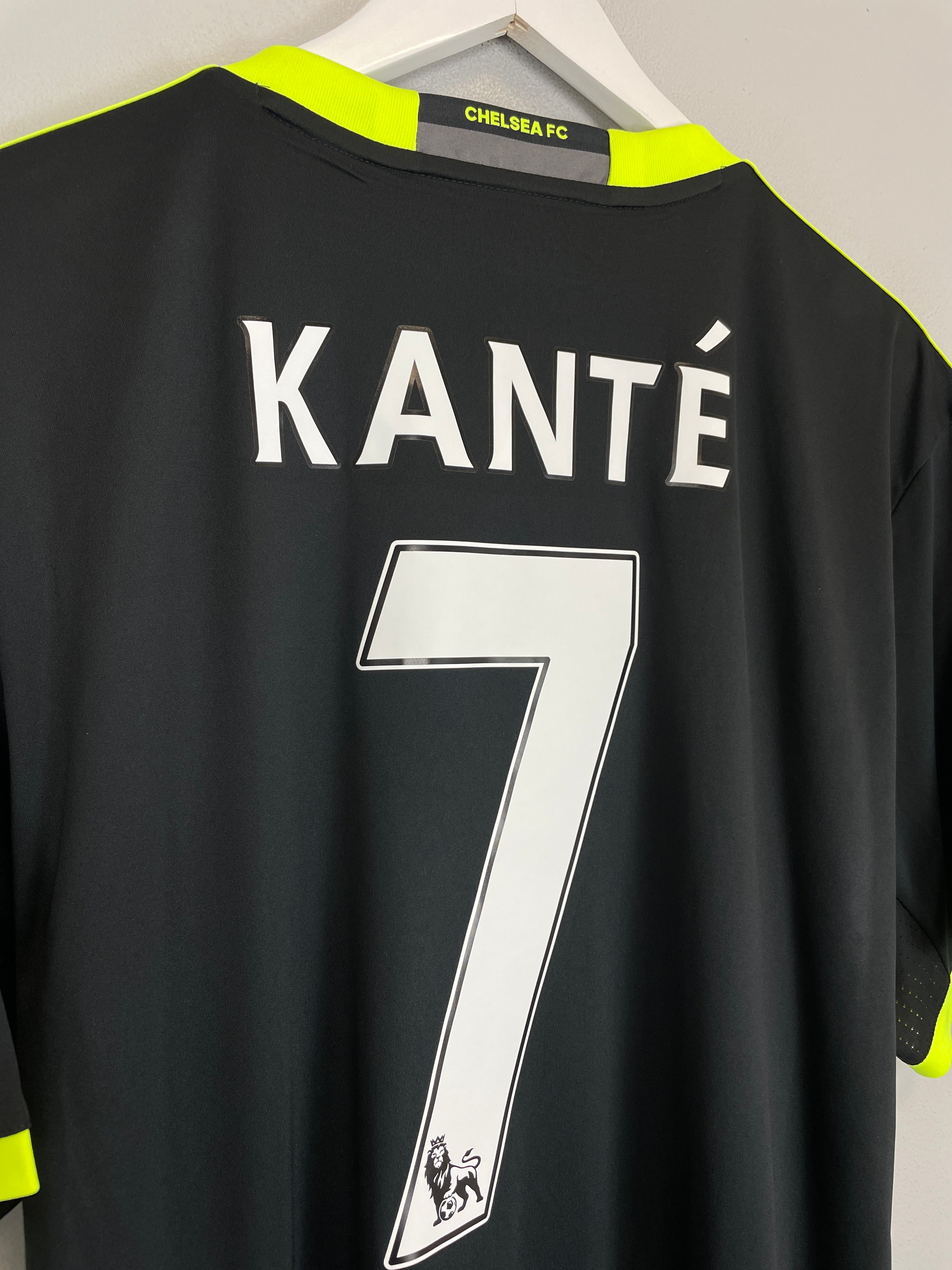 Shop 2016/17 CHELSEA KANTE #7 AWAY SHIRT (XL) ADIDAS, classic football shirts, vintage football shirts & retro soccer jerseys at Cult Kits