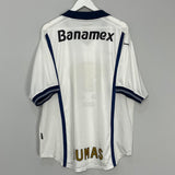 Shop 1999/00 UNAM PUMAS AWAY SHIRT (XL) NIKE, classic football shirts, vintage football shirts & retro soccer jerseys at Cult Kits