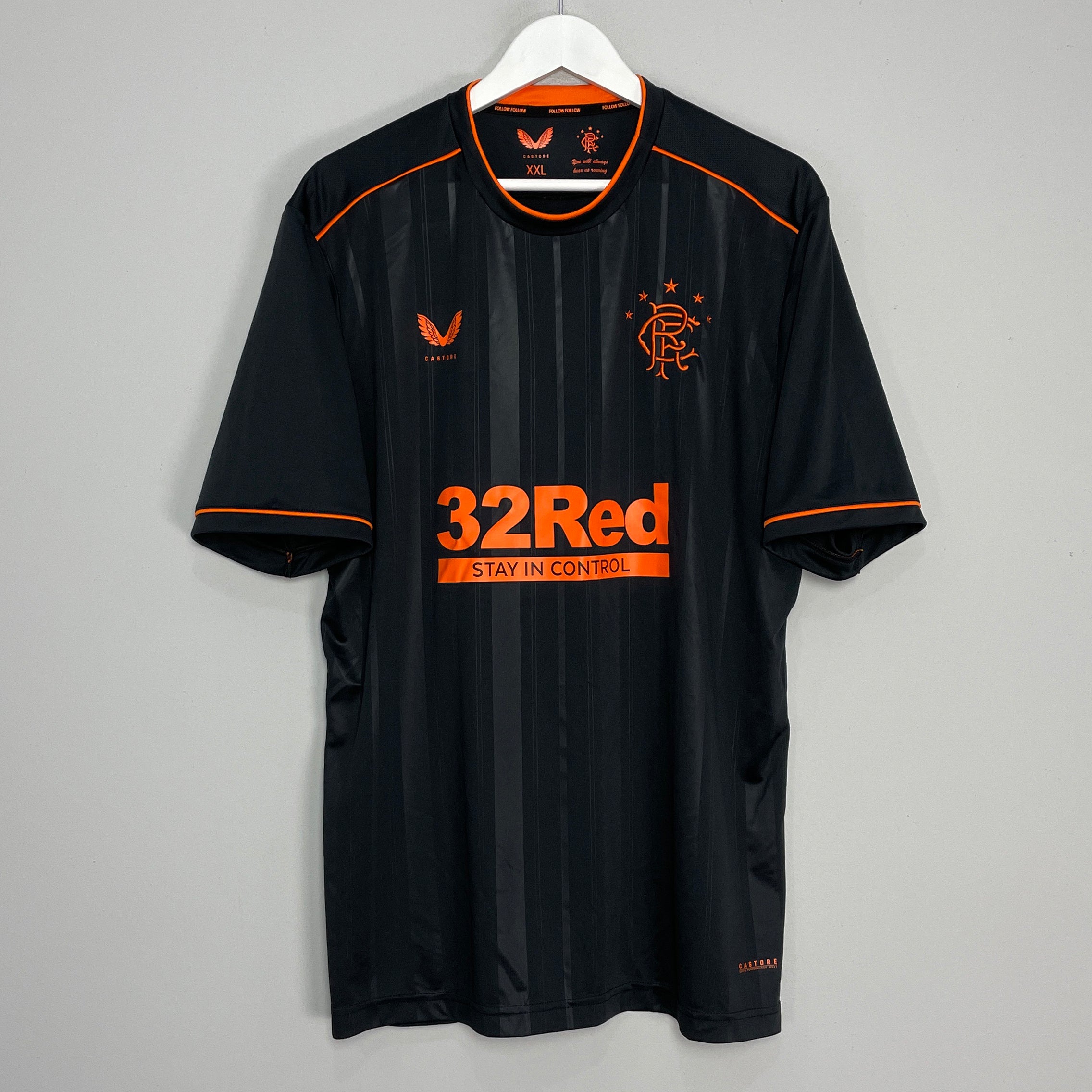 Shop 2020/21 RANGERS THIRD SHIRT (XXL) CASTORE, classic football shirts, vintage football shirts & retro soccer jerseys at Cult Kits