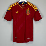 Shop 2011/12 SPAIN HOME SHIRT (S) ADIDAS, classic football shirts, vintage football shirts & retro soccer jerseys at Cult Kits