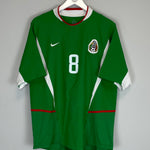 Shop 2003/04 MEXICO P.PARDO #8 HOME SHIRT (L) NIKE, classic football shirts, vintage football shirts & retro soccer jerseys at Cult Kits