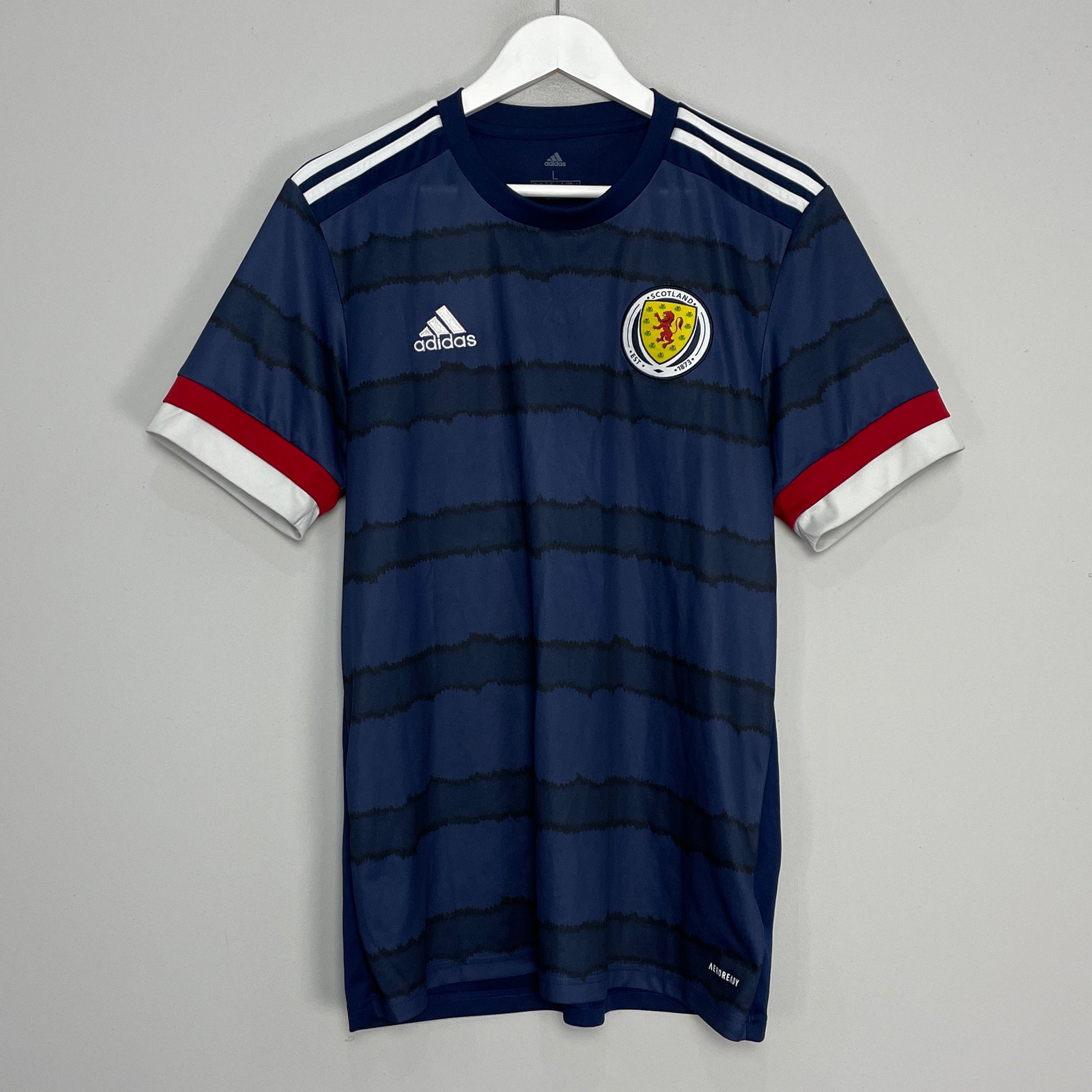 Shop 2020/21 SCOTLAND HOME SHIRT (L) ADIDAS, classic football shirts, vintage football shirts & retro soccer jerseys at Cult Kits