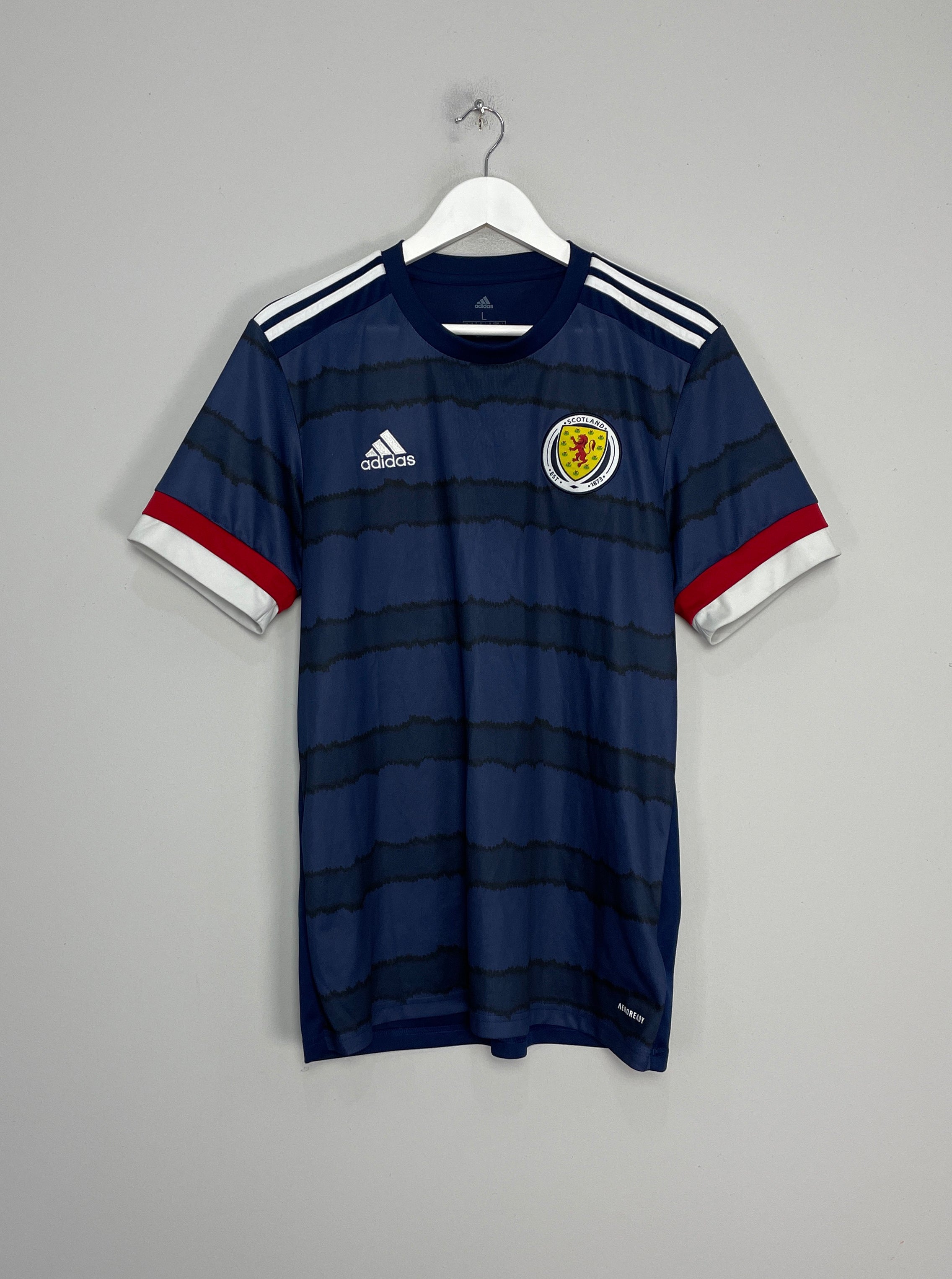 Shop 2020/21 SCOTLAND HOME SHIRT (L) ADIDAS, classic football shirts, vintage football shirts & retro soccer jerseys at Cult Kits