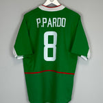 Shop 2003/04 MEXICO P.PARDO #8 HOME SHIRT (L) NIKE, classic football shirts, vintage football shirts & retro soccer jerseys at Cult Kits