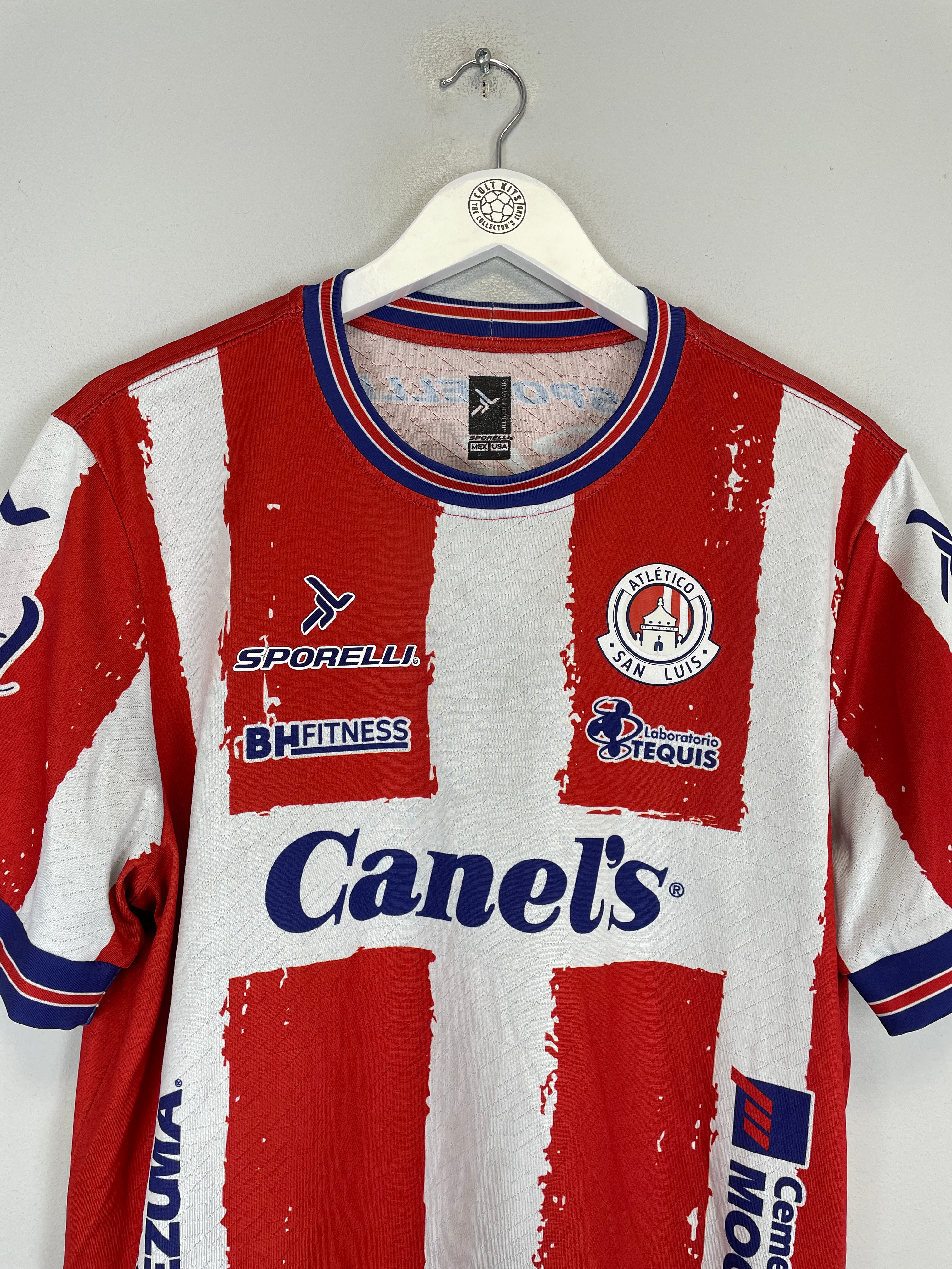 Shop 2022/23 ATLETICO SAN LUIS (M) SPORELLI, classic football shirts, vintage football shirts & retro soccer jerseys at Cult Kits