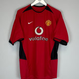 2002/04 MANCHESTER UNITED FORLAN #21 HOME SHIRT (M) NIKE