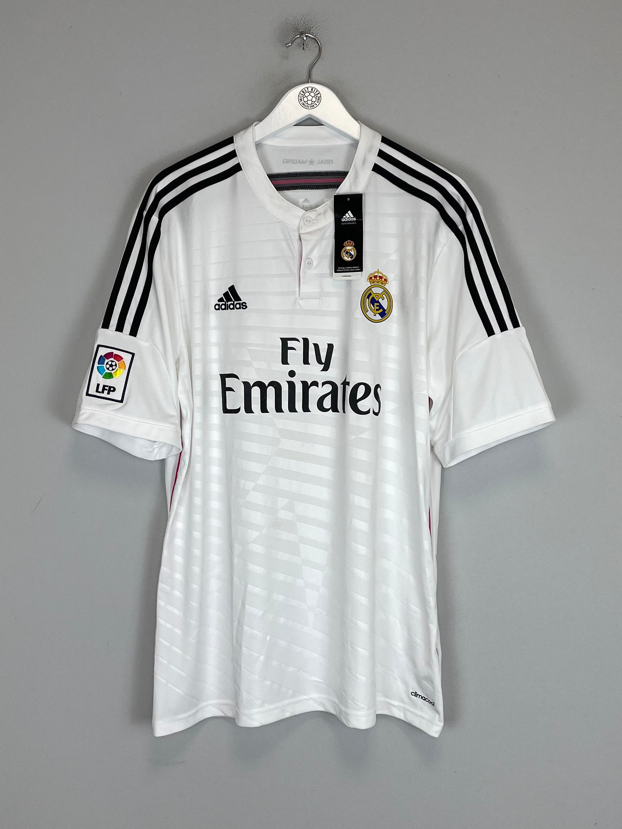 Shop 2014/15 REAL MADRID RONALDO #7 *BNWT* HOME SHIRT (XL) ADIDAS, classic football shirts, vintage football shirts & retro soccer jerseys at Cult Kits