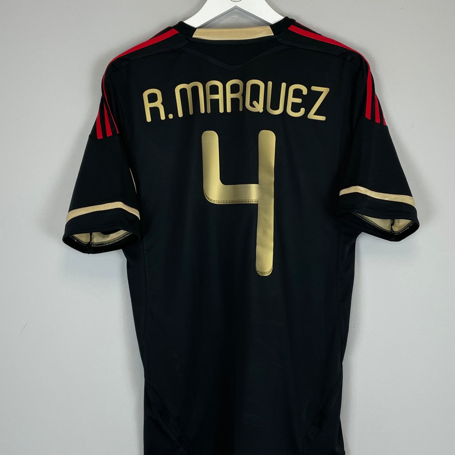 Shop 2011/12 MEXICO R.MARQUEZ #4 AWAY SHIRT (M) ADIDAS, classic football shirts, vintage football shirts & retro soccer jerseys at Cult Kits