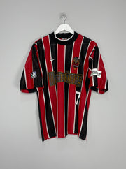 Shop 1996/97 NY/NJ METROSTARS DONADONI #7 HOME SHIRT (M) NIKE, classic football shirts, vintage football shirts & retro soccer jerseys at Cult Kits