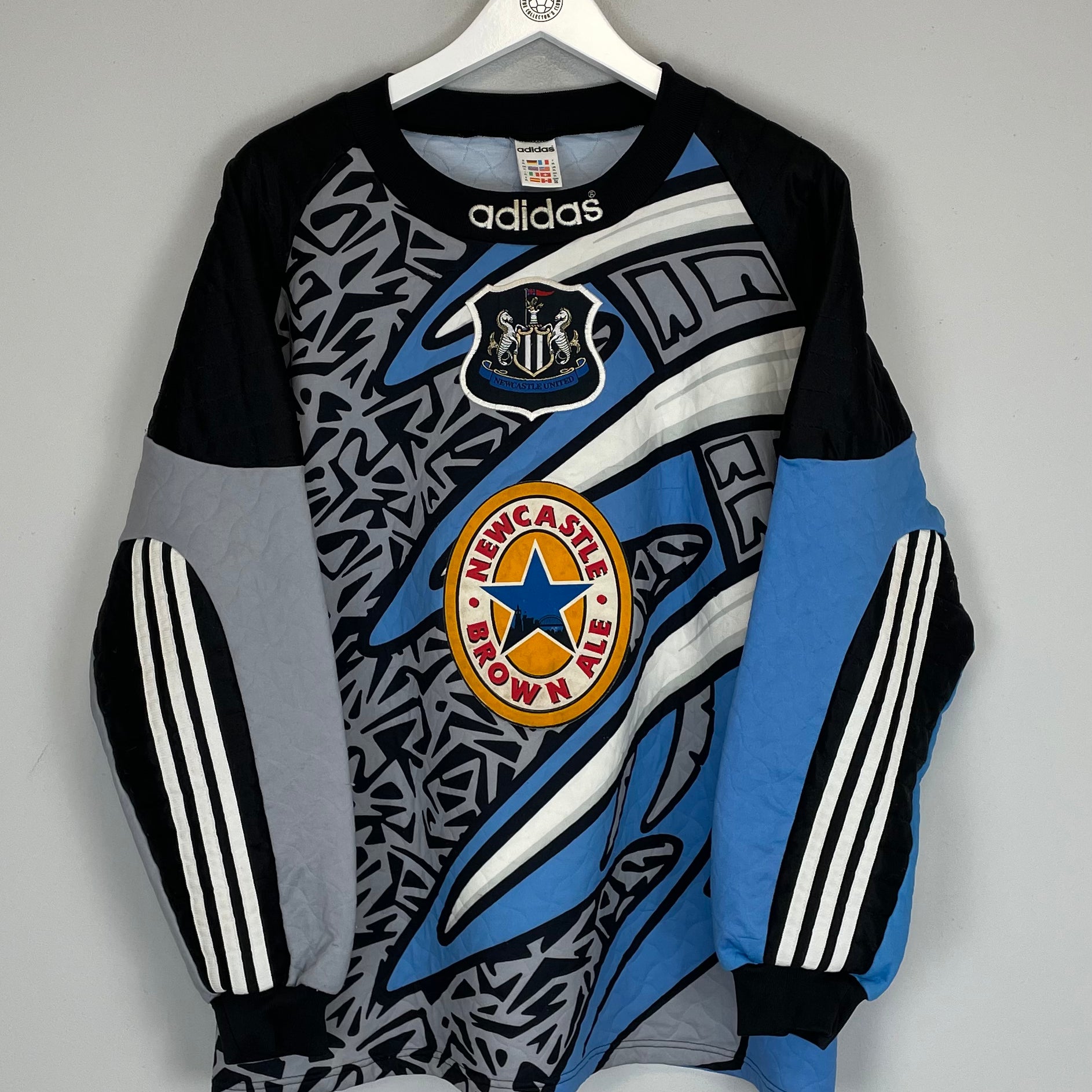Shop 1995/96 NEWCASTLE UNITED GK SHIRT (XL) ADIDAS, classic football shirts, vintage football shirts & retro soccer jerseys at Cult Kits