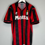Shop 1993/94 AC MILAN BARESI #6 HOME SHIRT (L) LOTTO, classic football shirts, vintage football shirts & retro soccer jerseys at Cult Kits