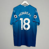 Shop 2017/18 ARSENAL MONREAL #18 AWAY SHIRT (XL) PUMA, classic football shirts, vintage football shirts & retro soccer jerseys at Cult Kits