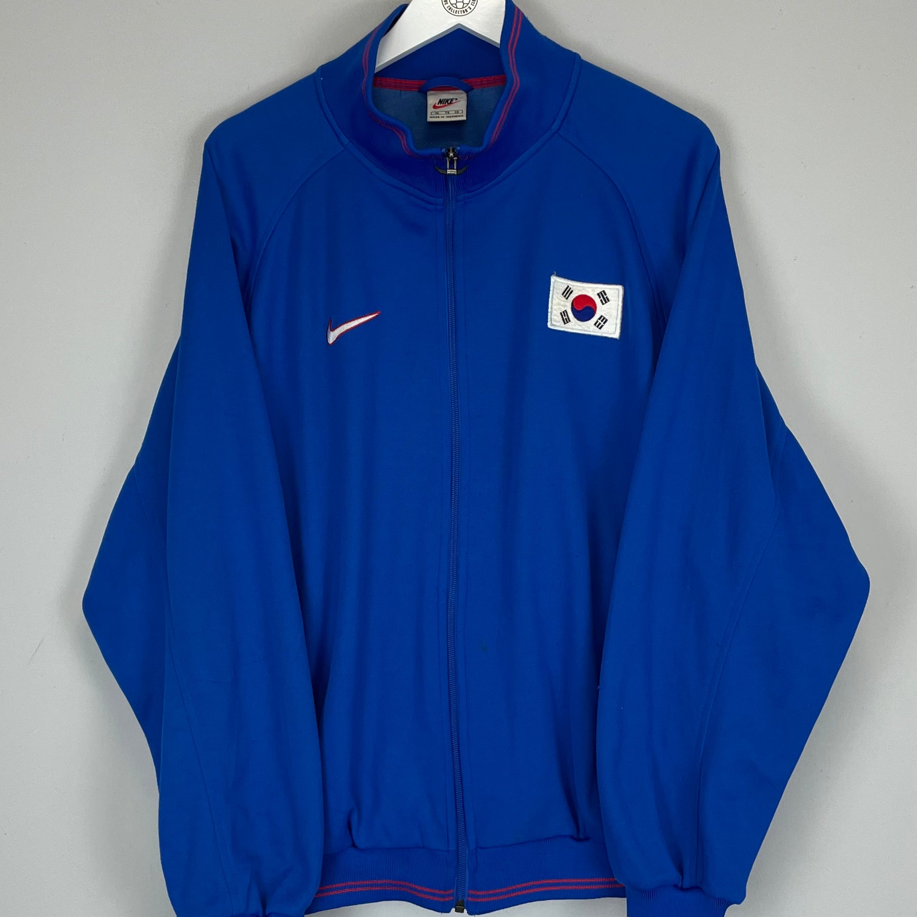 Shop 1998/00 SOUTH KOREA TRACK JACKET (XL) NIKE, classic football shirts, vintage football shirts & retro soccer jerseys at Cult Kits