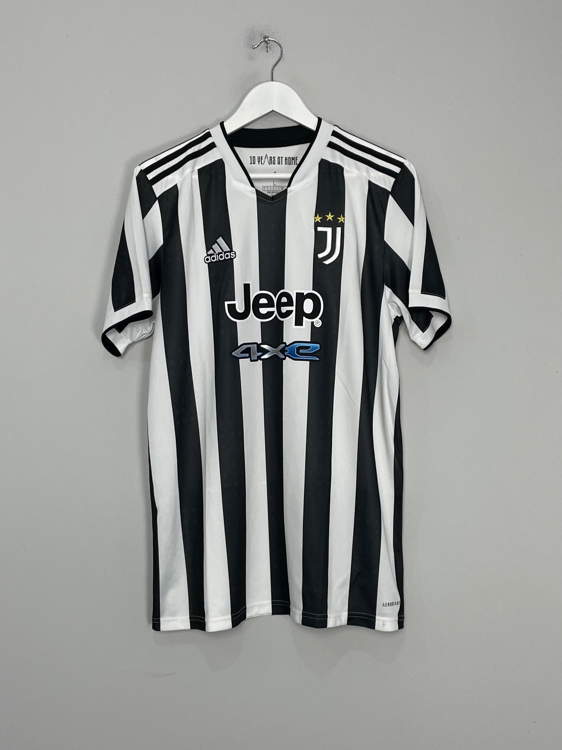 Shop 2021/22 JUVENTUS HOME SHIRT (L) ADIDAS, classic football shirts, vintage football shirts & retro soccer jerseys at Cult Kits