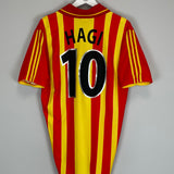 2000/01 GALATASARAY HAGI #10 HOME SHIRT (M) ADIDAS