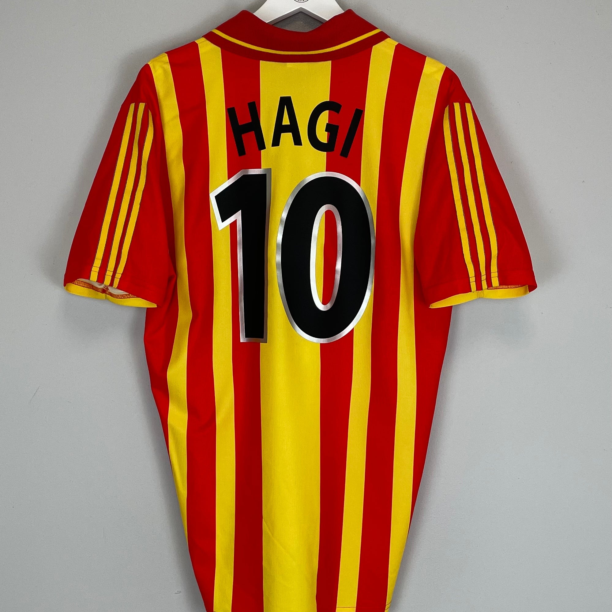 Shop 2000/01 GALATASARAY HAGI #10 HOME SHIRT (M) ADIDAS, classic football shirts, vintage football shirts & retro soccer jerseys at Cult Kits