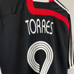Shop 2007/08 LIVERPOOL TORRES #9 THIRD SHIRT (XL) ADIDAS, classic football shirts, vintage football shirts & retro soccer jerseys at Cult Kits