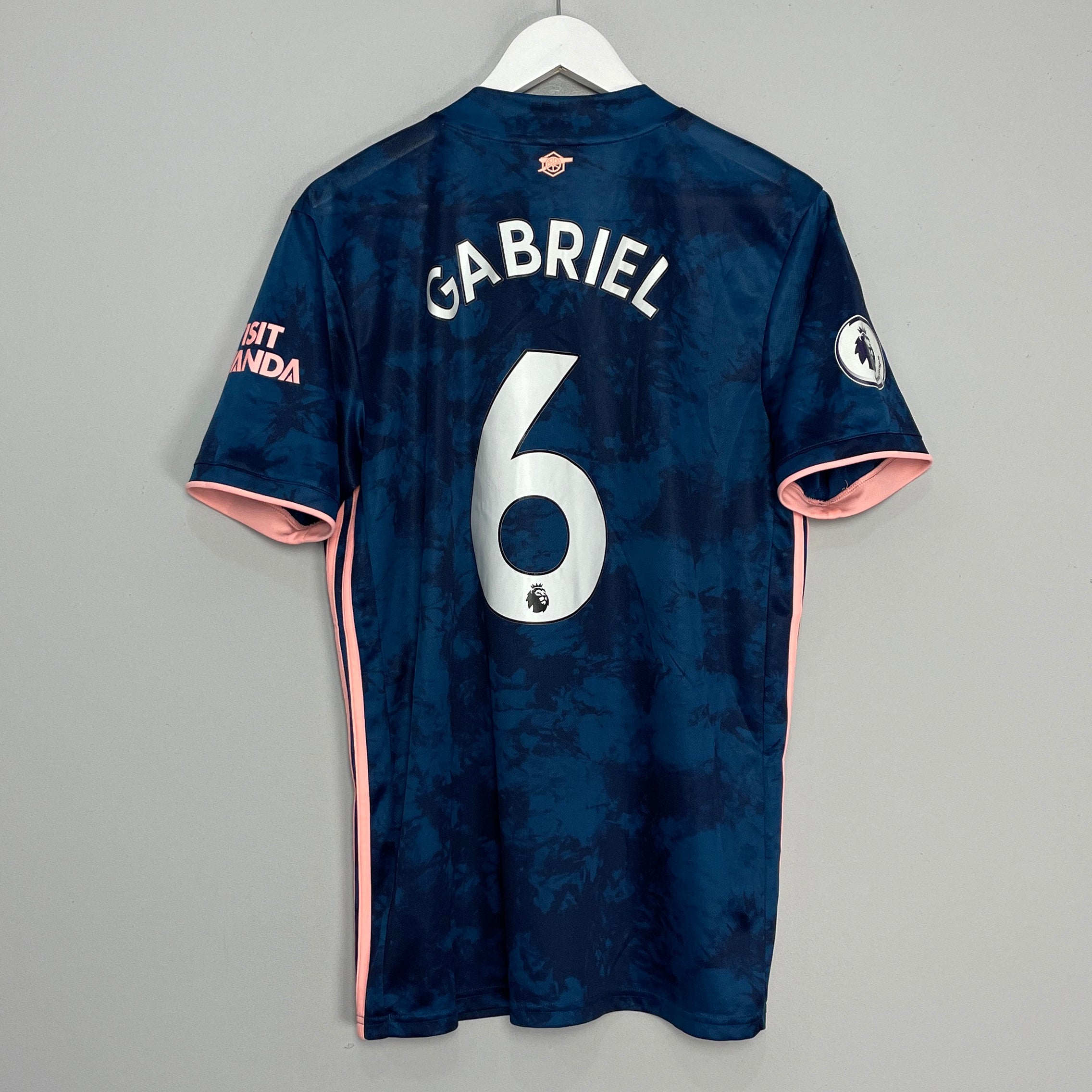 Shop 2020/21 ARSENAL GABRIEL #6 THIRD SHIRT (L) ADIDAS, classic football shirts, vintage football shirts & retro soccer jerseys at Cult Kits