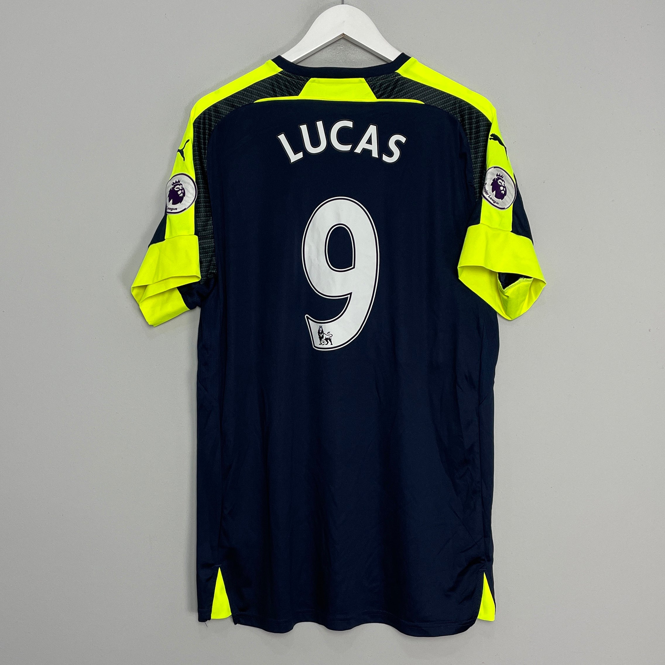 Shop 2016/17 ARSENAL LUCAS #9 THIRD SHIRT (XL) PUMA, classic football shirts, vintage football shirts & retro soccer jerseys at Cult Kits