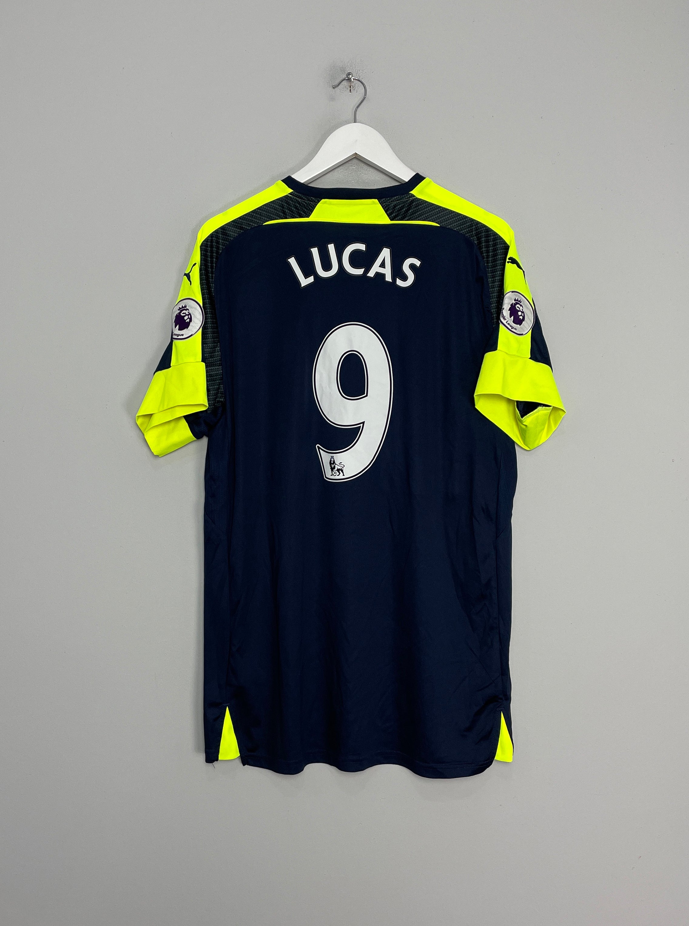 Shop 2016/17 ARSENAL LUCAS #9 THIRD SHIRT (XL) PUMA, classic football shirts, vintage football shirts & retro soccer jerseys at Cult Kits