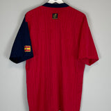 Shop 1996/98 SPAIN ADIDAS ORIGINALS REISSUE HOME SHIRT (XL), classic football shirts, vintage football shirts & retro soccer jerseys at Cult Kits