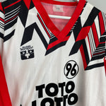 Shop 1993/94 HANNOVER 96 HOME SHIRT (XL) TEAMSPORT, classic football shirts, vintage football shirts & retro soccer jerseys at Cult Kits