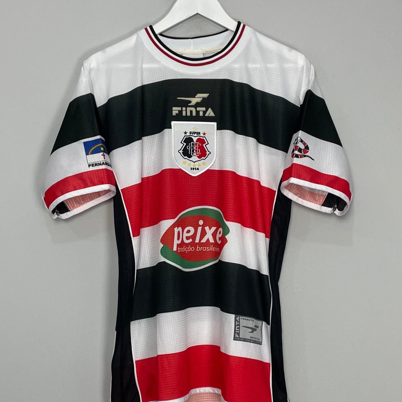 Shop 2001 SANTA CRUZ #10 HOME SHIRT (M) FINTA, classic football shirts, vintage football shirts & retro soccer jerseys at Cult Kits