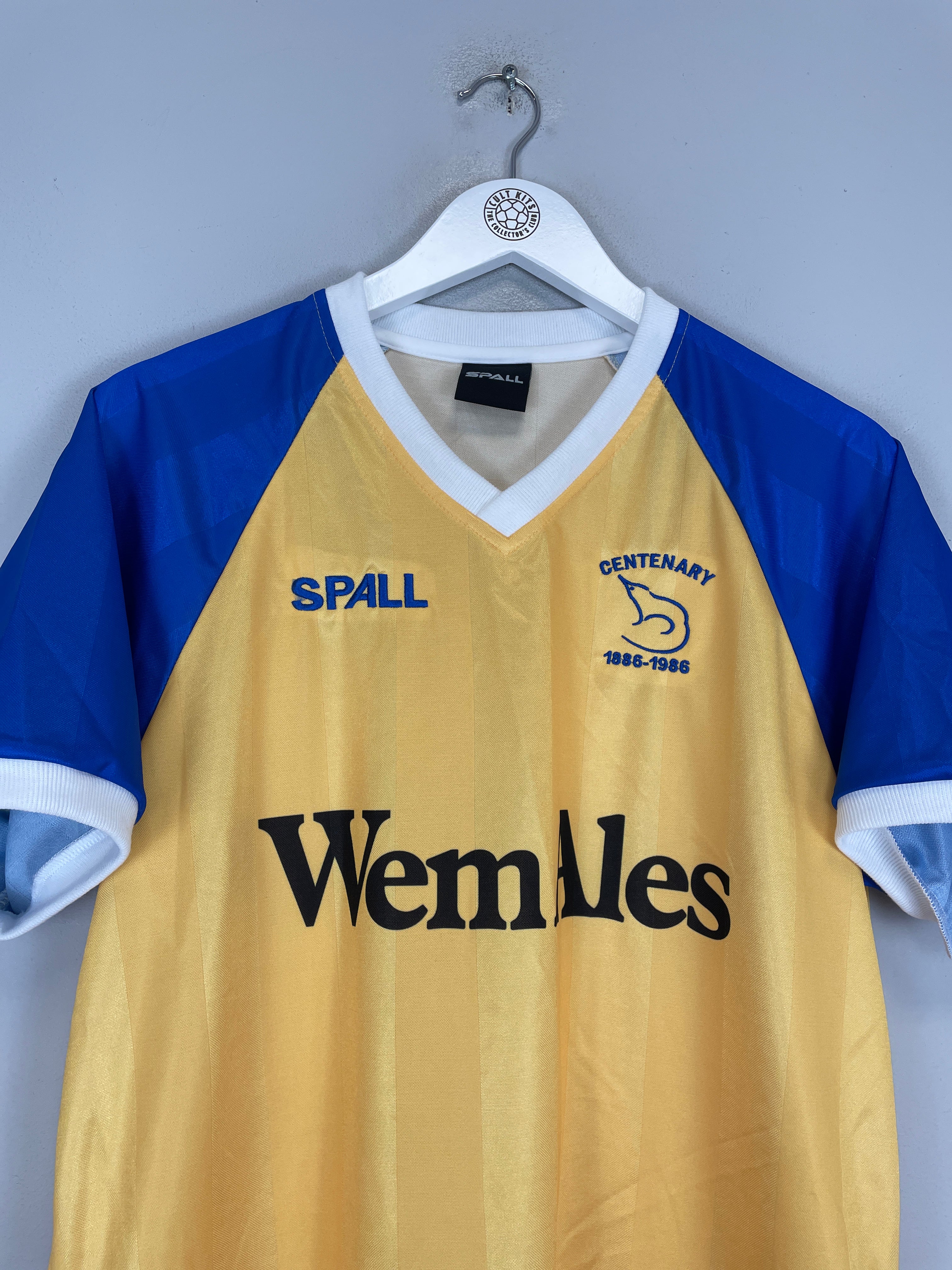 Shop 1986/87 SHREWSBURY RE-ISSUE HOME SHIRT (L) SPALL, classic football shirts, vintage football shirts & retro soccer jerseys at Cult Kits