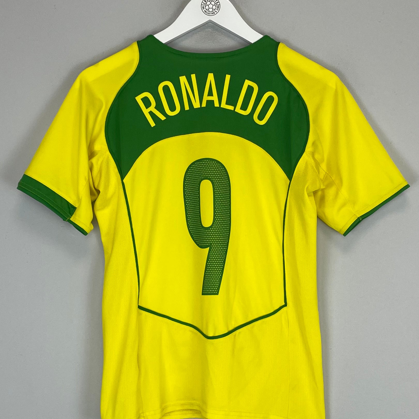 Shop 2004/06 BRAZIL RONALDO #9 HOME SHIRT (XL.KIDS) NIKE, classic football shirts, vintage football shirts & retro soccer jerseys at Cult Kits