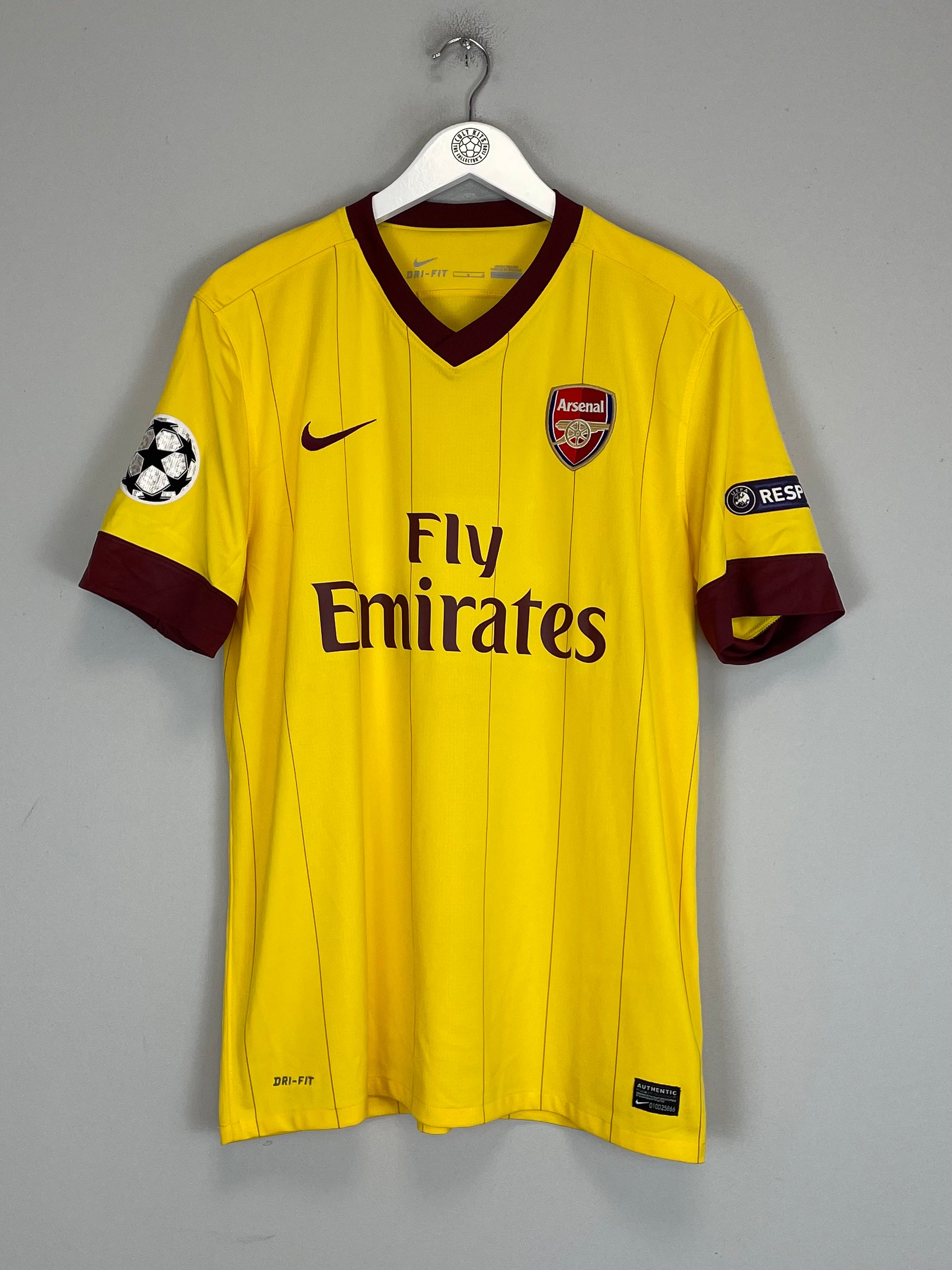 Shop 2010/13 ARSENAL ARSHAVIN #23 C/L AWAY SHIRT (L) NIKE, classic football shirts, vintage football shirts & retro soccer jerseys at Cult Kits