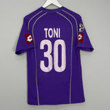 2006/07 FIORENTINA TONI #30 HOME SHIRT (XL) LOTTO