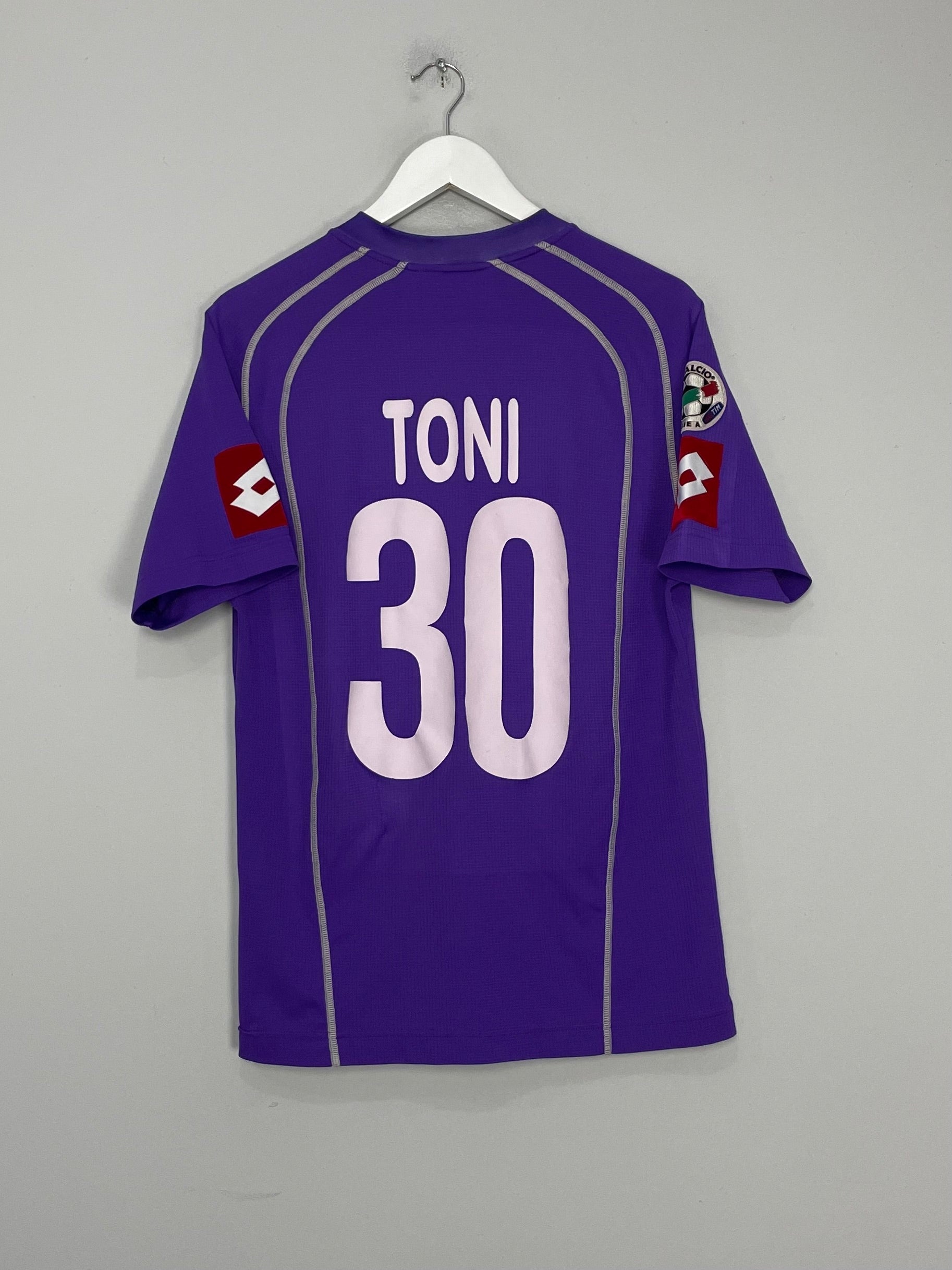 2006/07 FIORENTINA TONI #30 HOME SHIRT (XL) LOTTO