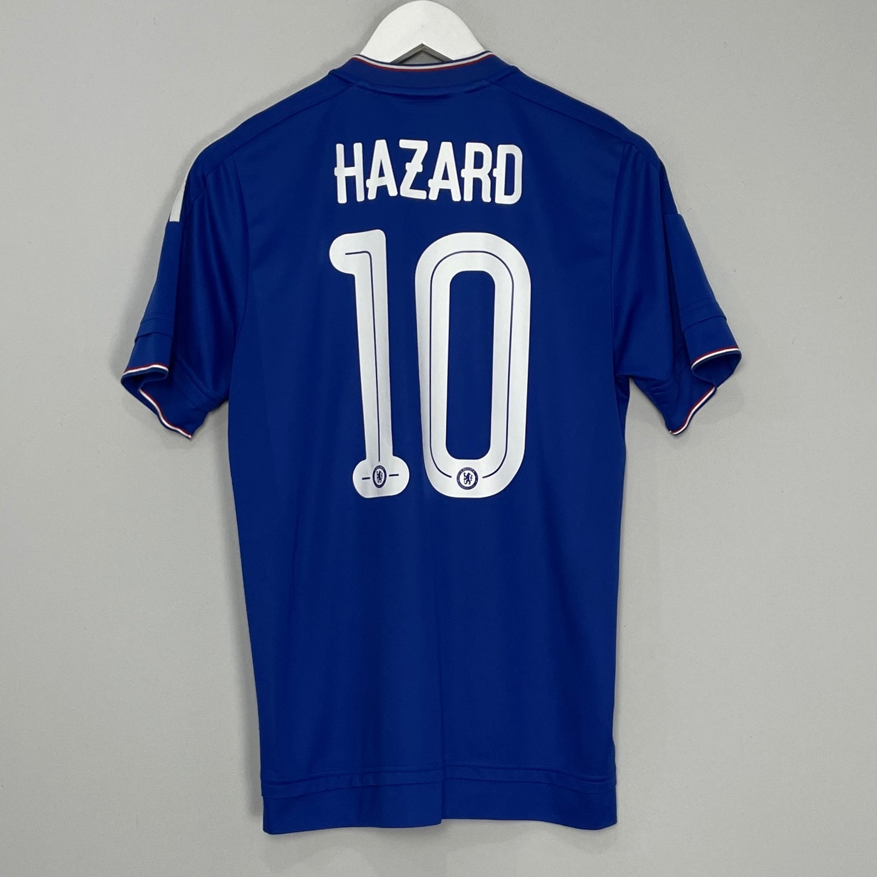 Shop 2015/16 CHELSEA HAZARD #10 HOME SHIRT (M) ADIDAS, classic football shirts, vintage football shirts & retro soccer jerseys at Cult Kits