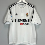 Shop 2003/04 REAL MADRID ZIDANE #5 HOME SHIRT (L) ADIDAS, classic football shirts, vintage football shirts & retro soccer jerseys at Cult Kits