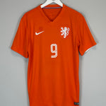 Shop 2014/15 NETHERLANDS V.PERSIE #9 HOME SHIRT (L) NIKE, classic football shirts, vintage football shirts & retro soccer jerseys at Cult Kits