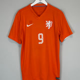 Shop 2014/15 NETHERLANDS V.PERSIE #9 HOME SHIRT (L) NIKE, classic football shirts, vintage football shirts & retro soccer jerseys at Cult Kits