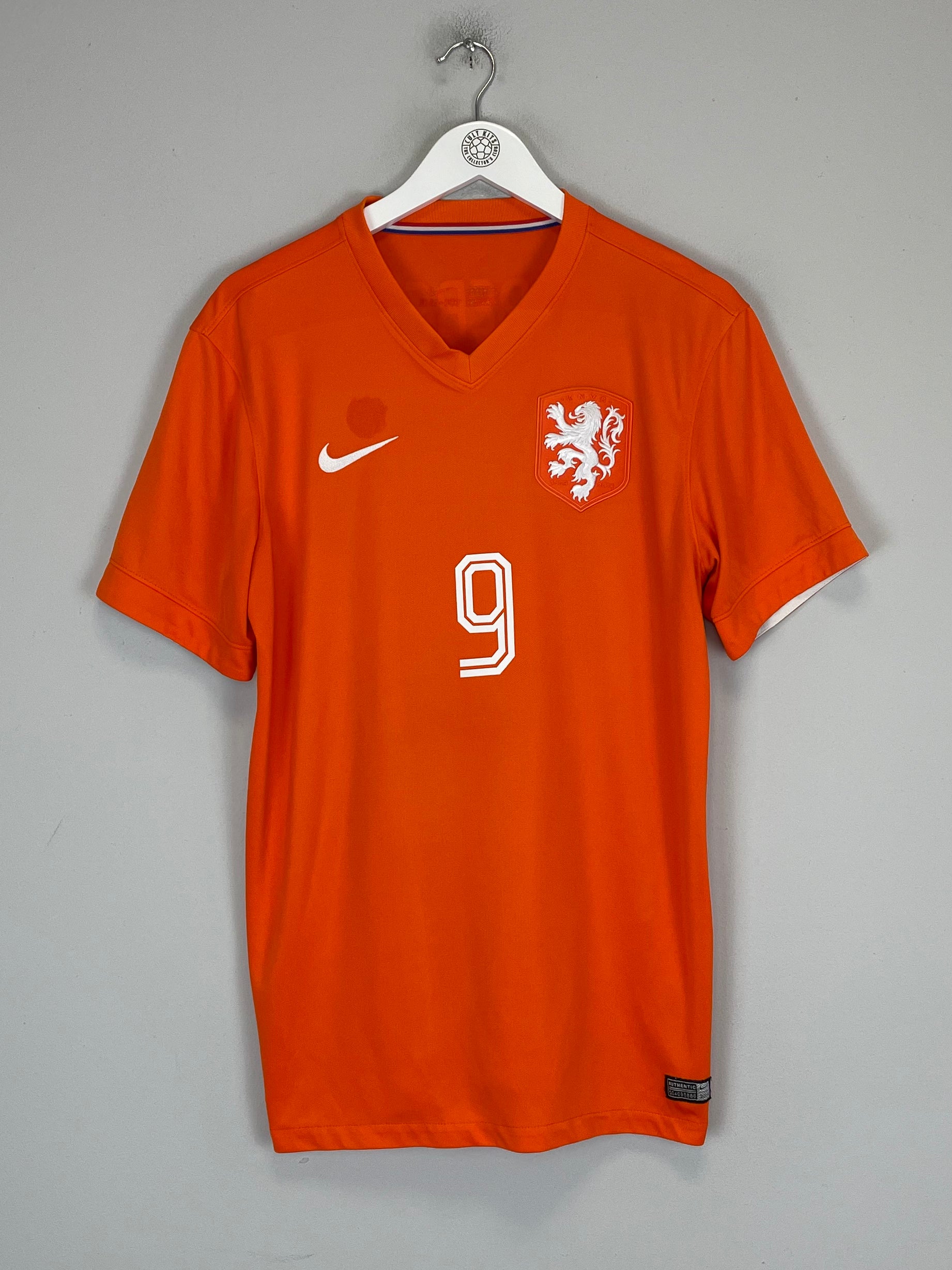 Shop 2014/15 NETHERLANDS V.PERSIE #9 HOME SHIRT (L) NIKE, classic football shirts, vintage football shirts & retro soccer jerseys at Cult Kits