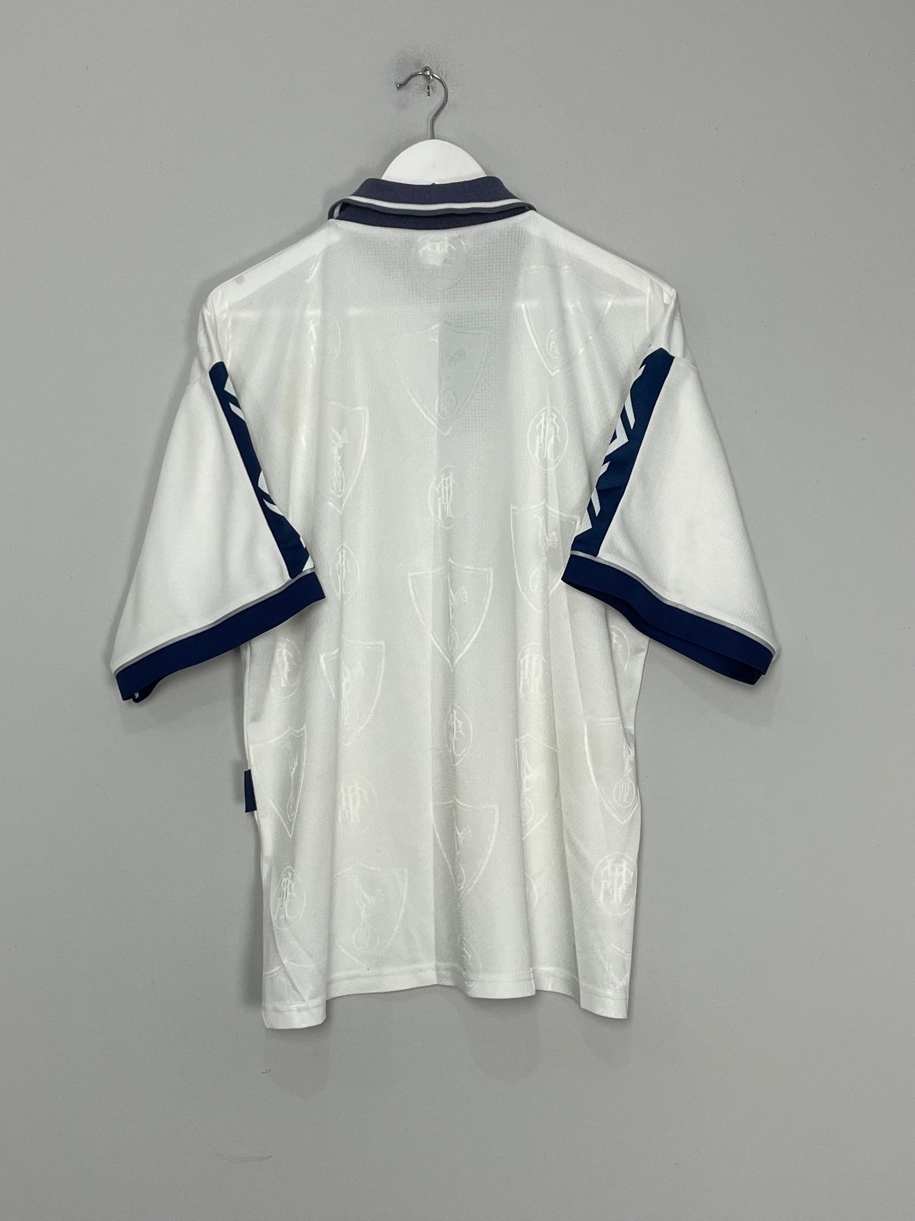 Shop 1995/97 TOTTENHAM HOME SHIRT (L) PONY, classic football shirts, vintage football shirts & retro soccer jerseys at Cult Kits