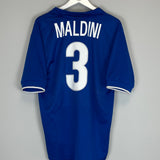 1997/98 ITALY MALDINI #3 HOME SHIRT (L) NIKE