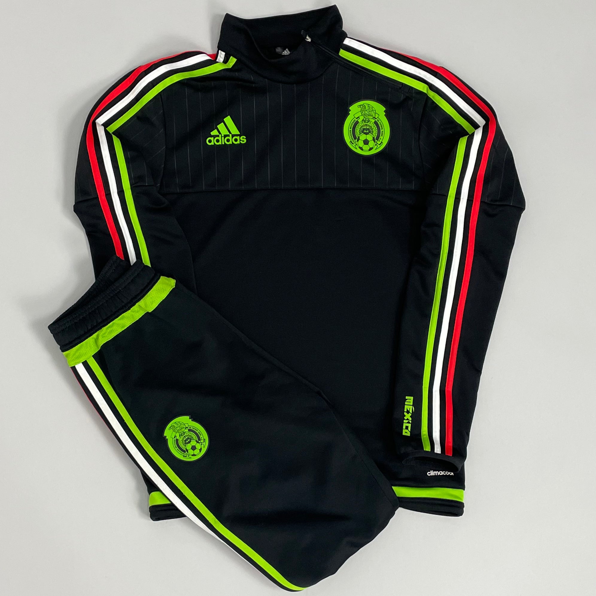 Shop 2014/16 MEXICO FULL TRACKSUIT (S) ADIDAS, classic football shirts, vintage football shirts & retro soccer jerseys at Cult Kits
