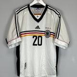 1998/00 GERMANY BIERHOFF #20 HOME SHIRT (L) ADIDAS