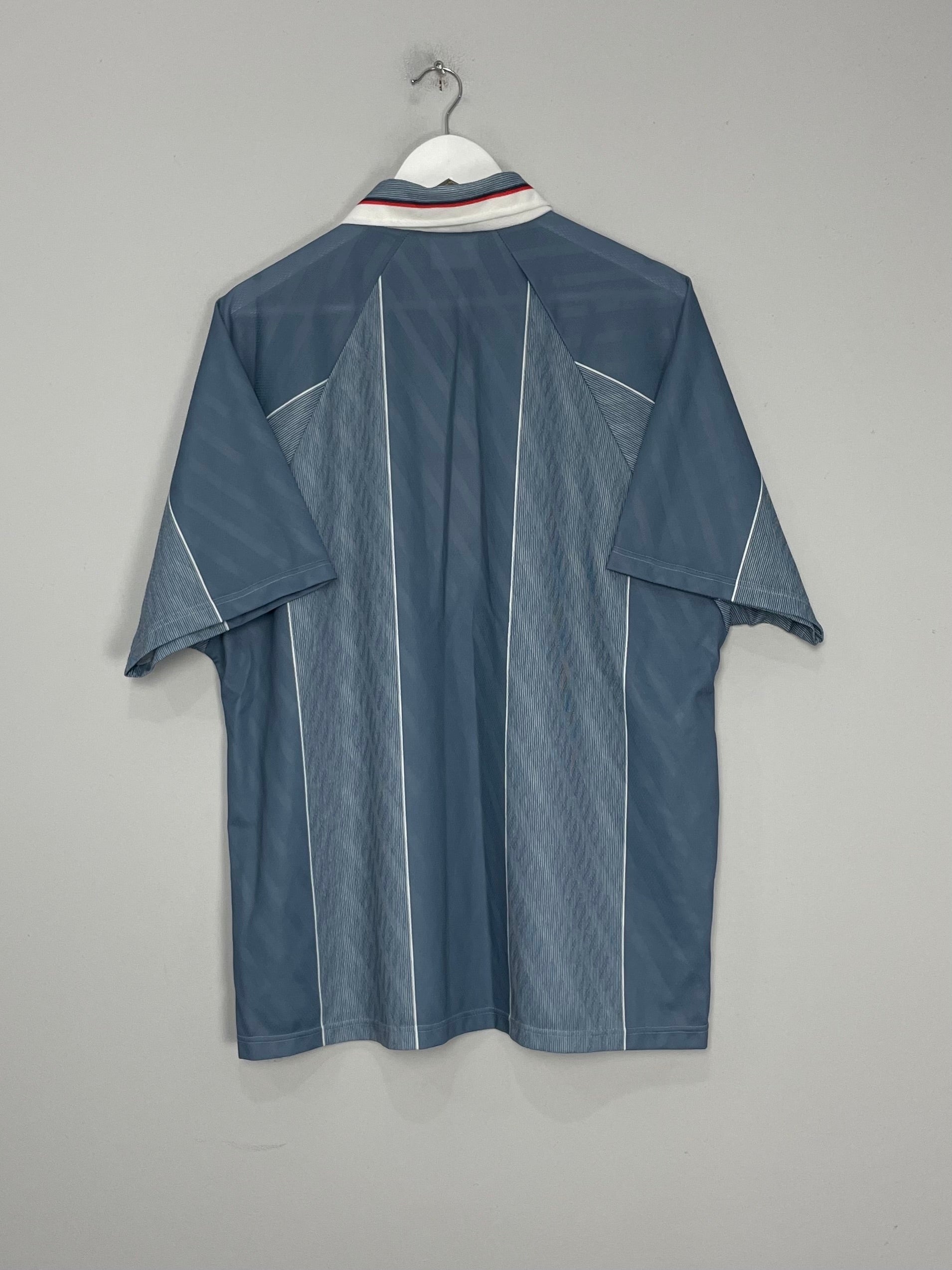 Shop 1995/97 ENGLAND AWAY SHIRT (XXL) UMBRO, classic football shirts, vintage football shirts & retro soccer jerseys at Cult Kits