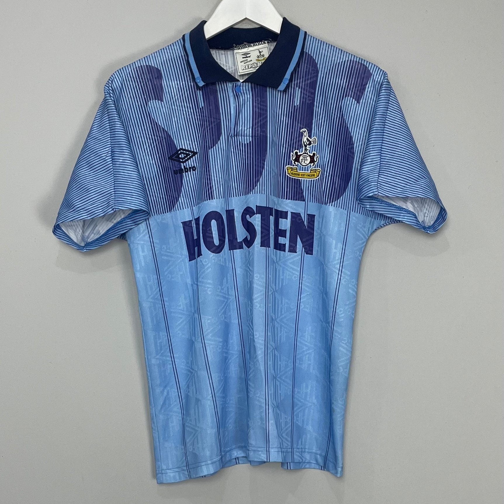 Shop 1991/94 TOTTENHAM AWAY SHIRT (S) UMBRO, classic football shirts, vintage football shirts & retro soccer jerseys at Cult Kits