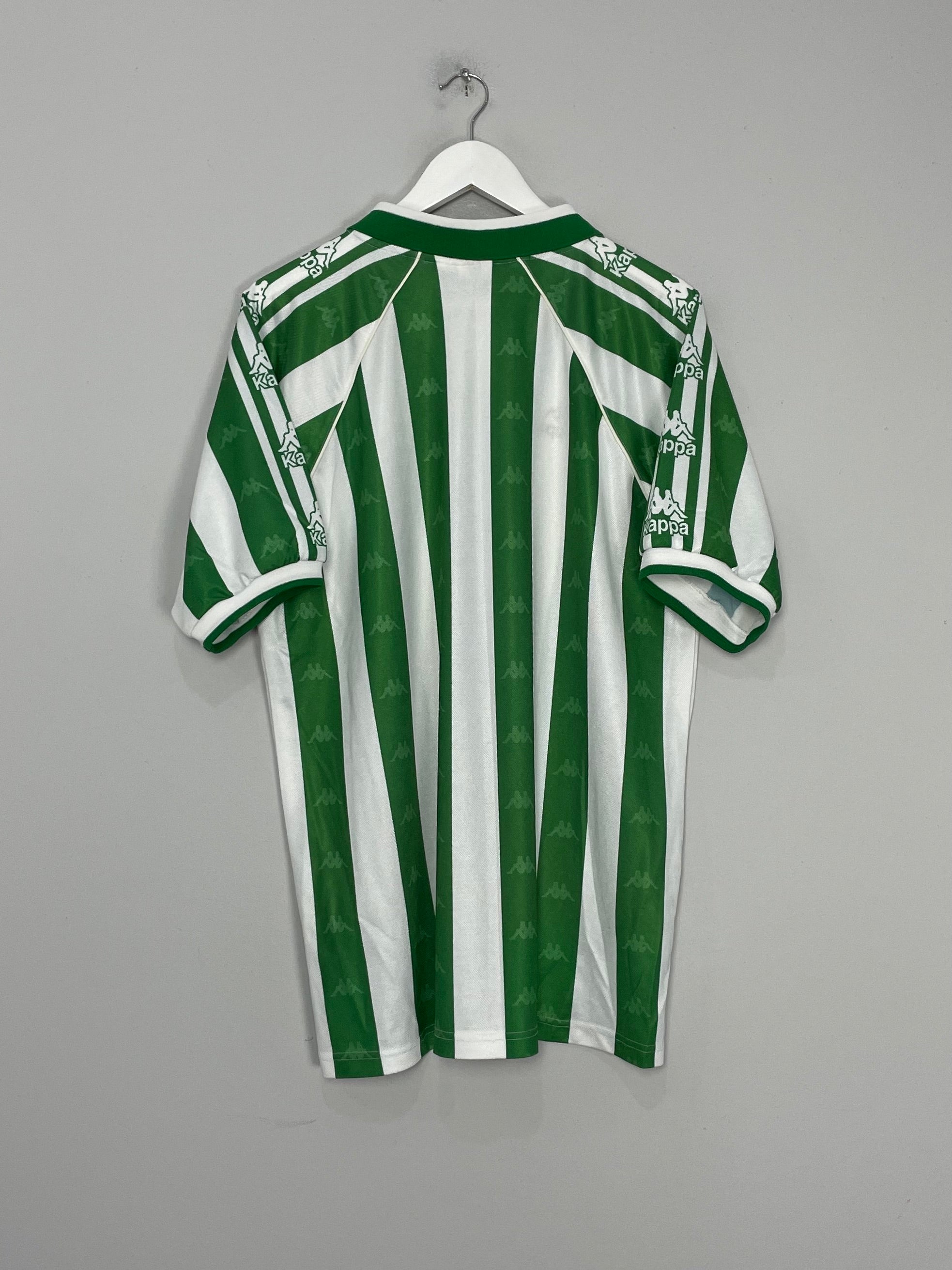 Shop 1995/97 REAL BETIS HOME SHIRT (XL) KAPPA, classic football shirts, vintage football shirts & retro soccer jerseys at Cult Kits