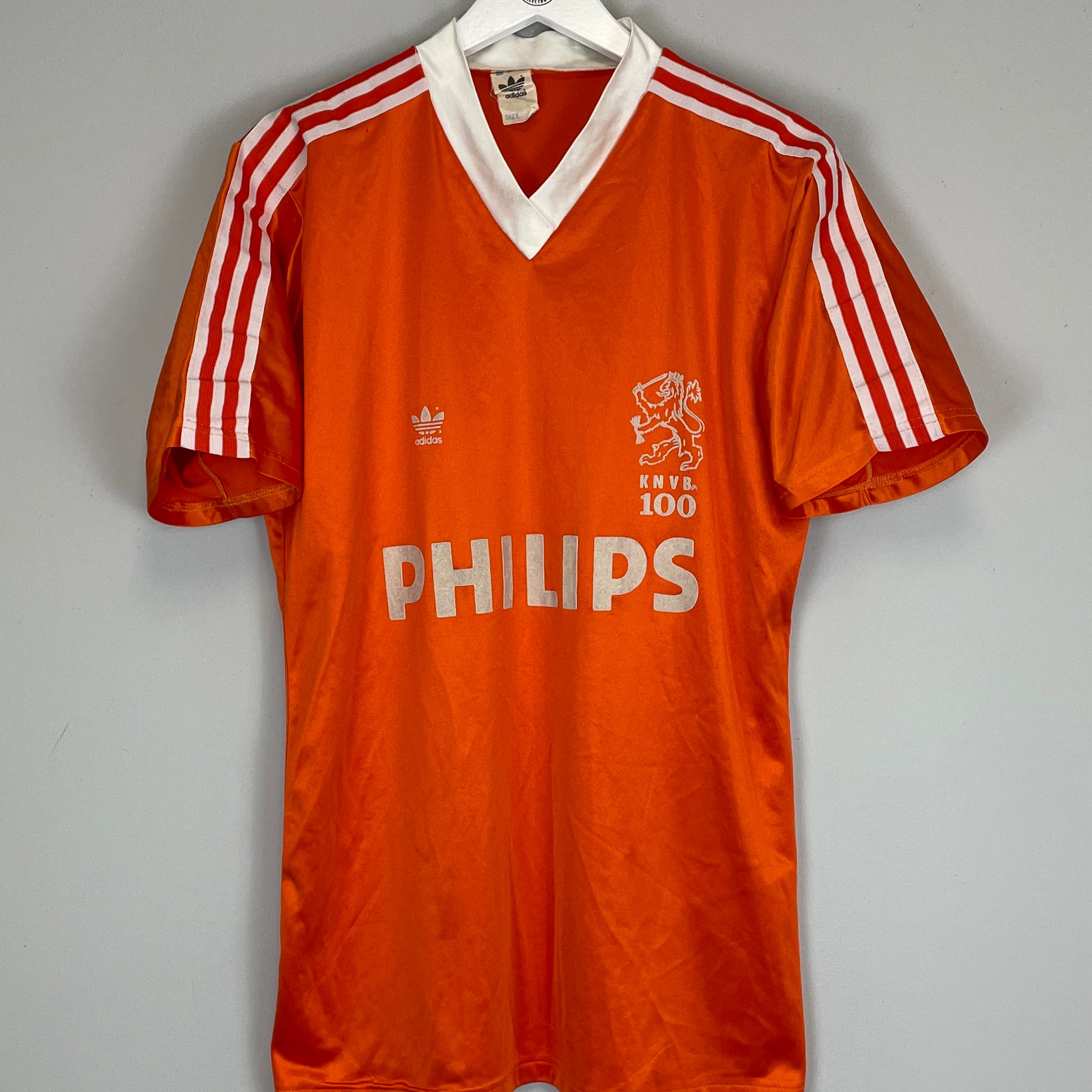 Shop 1988/90 NETHERLANDS CENTENARY HOME SHIRT (L) ADIDAS, classic football shirts, vintage football shirts & retro soccer jerseys at Cult Kits