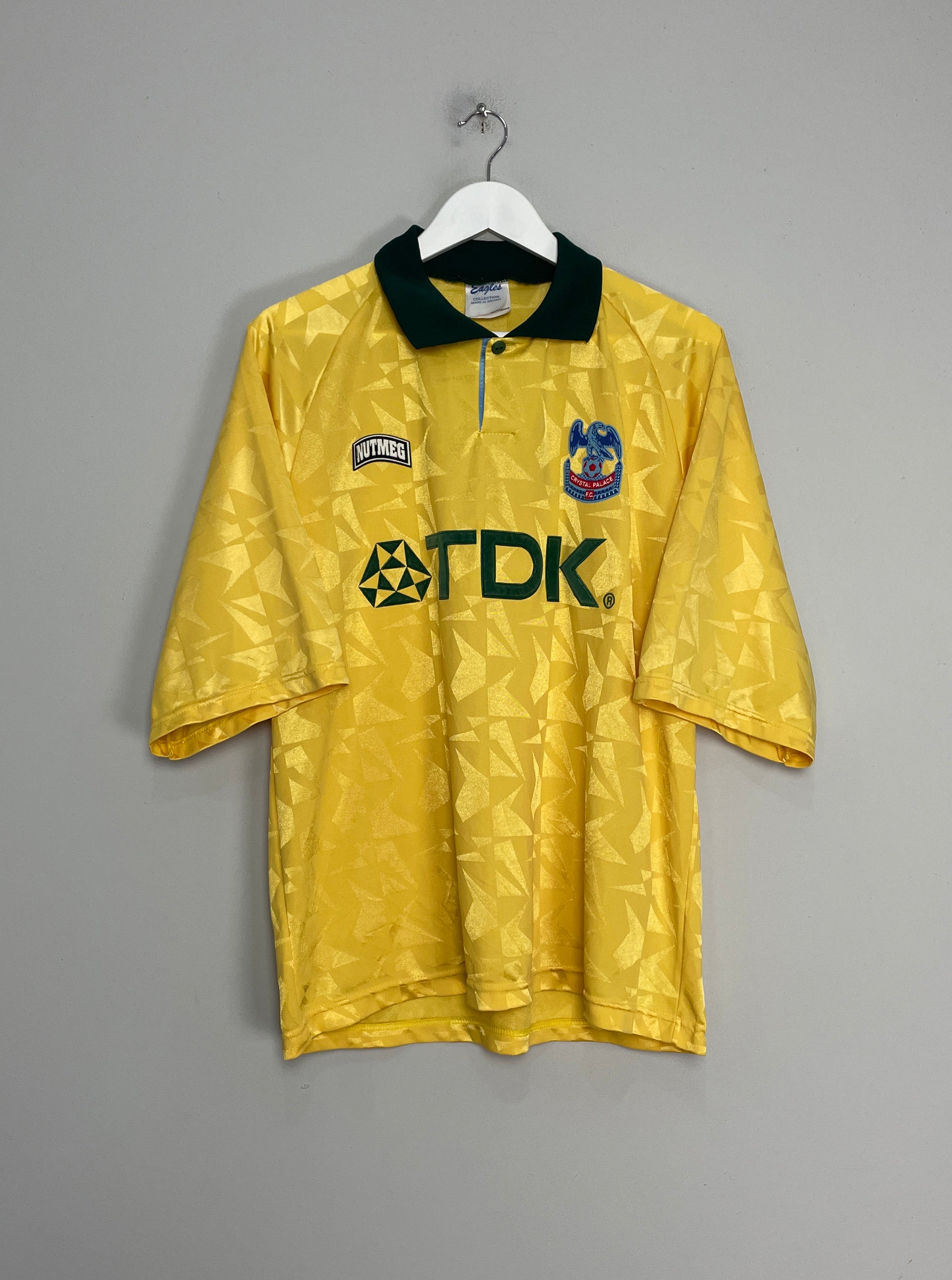 Shop 1994/96 CRYSTAL PALACE AWAY SHIRT (L) NUTMEG, classic football shirts, vintage football shirts & retro soccer jerseys at Cult Kits