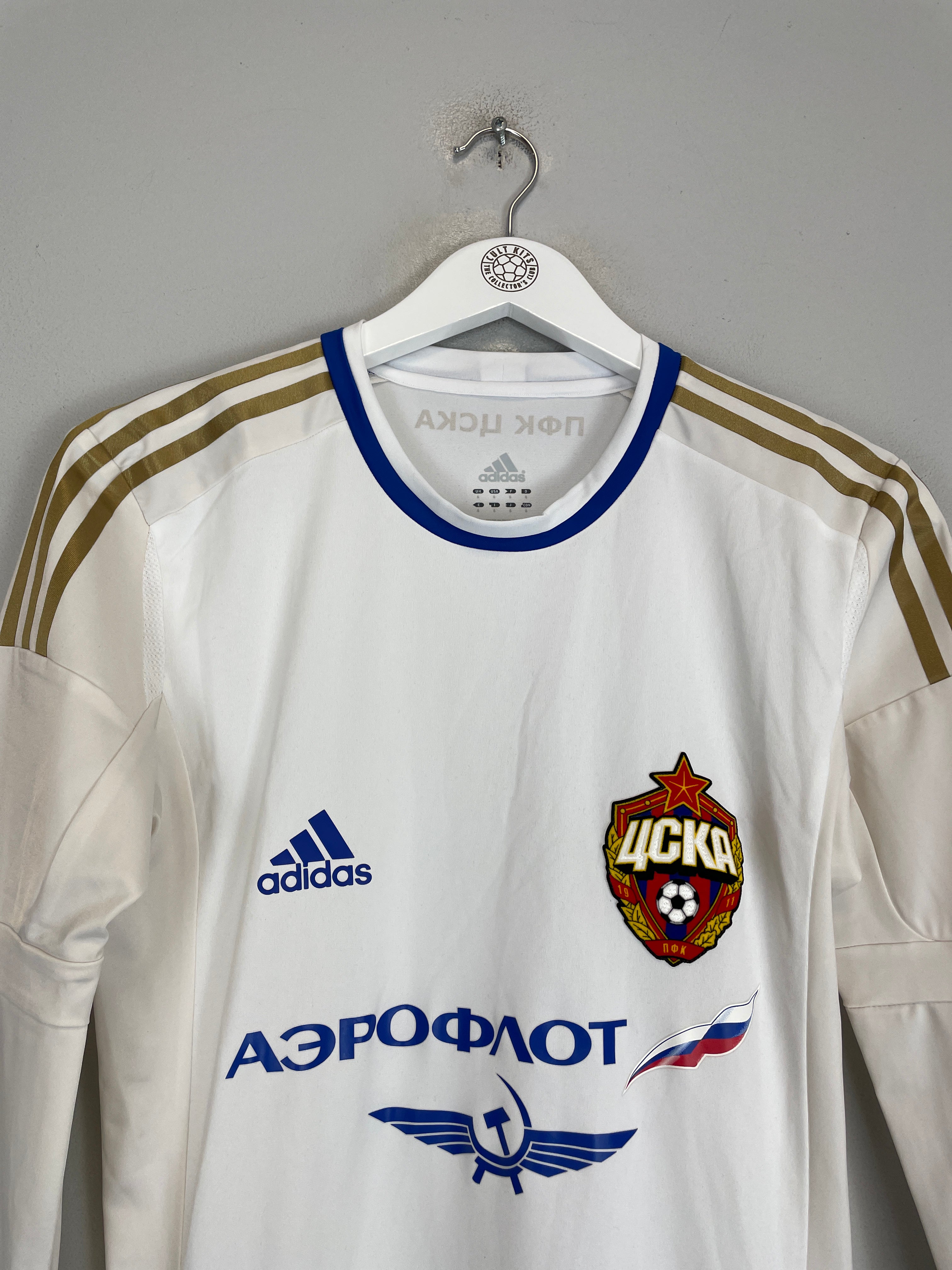 Shop 2012/13 CSKA MOSCOW L/S *PLAYER ISSUE* AWAY SHIRT (M) ADIDAS, classic football shirts, vintage football shirts & retro soccer jerseys at Cult Kits